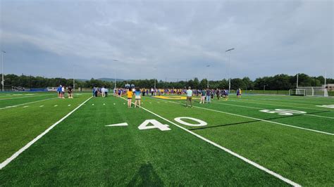 PHOTOS: First practice on new Queensbury turf field